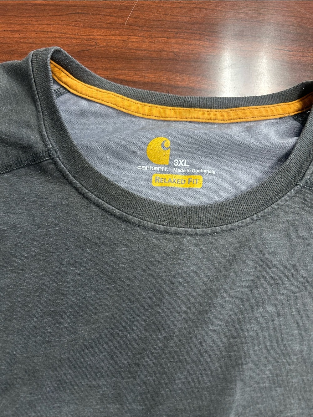 Carhartt Force Size 3XL Dark Gray Relaxed Fit Pocket Short Sleeve T Shirt - Picture 5 of 7